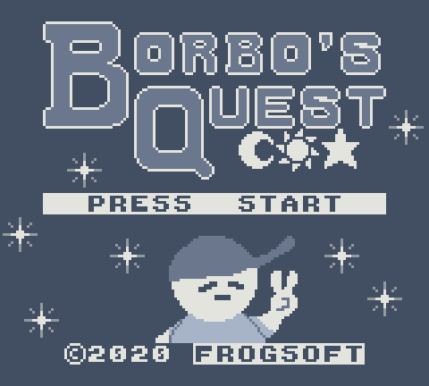 A screenshot of my game Borbo's Quest.