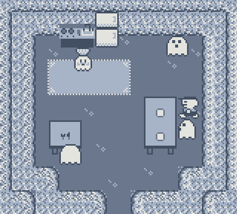 A screenshot of my game Borbo's Quest.