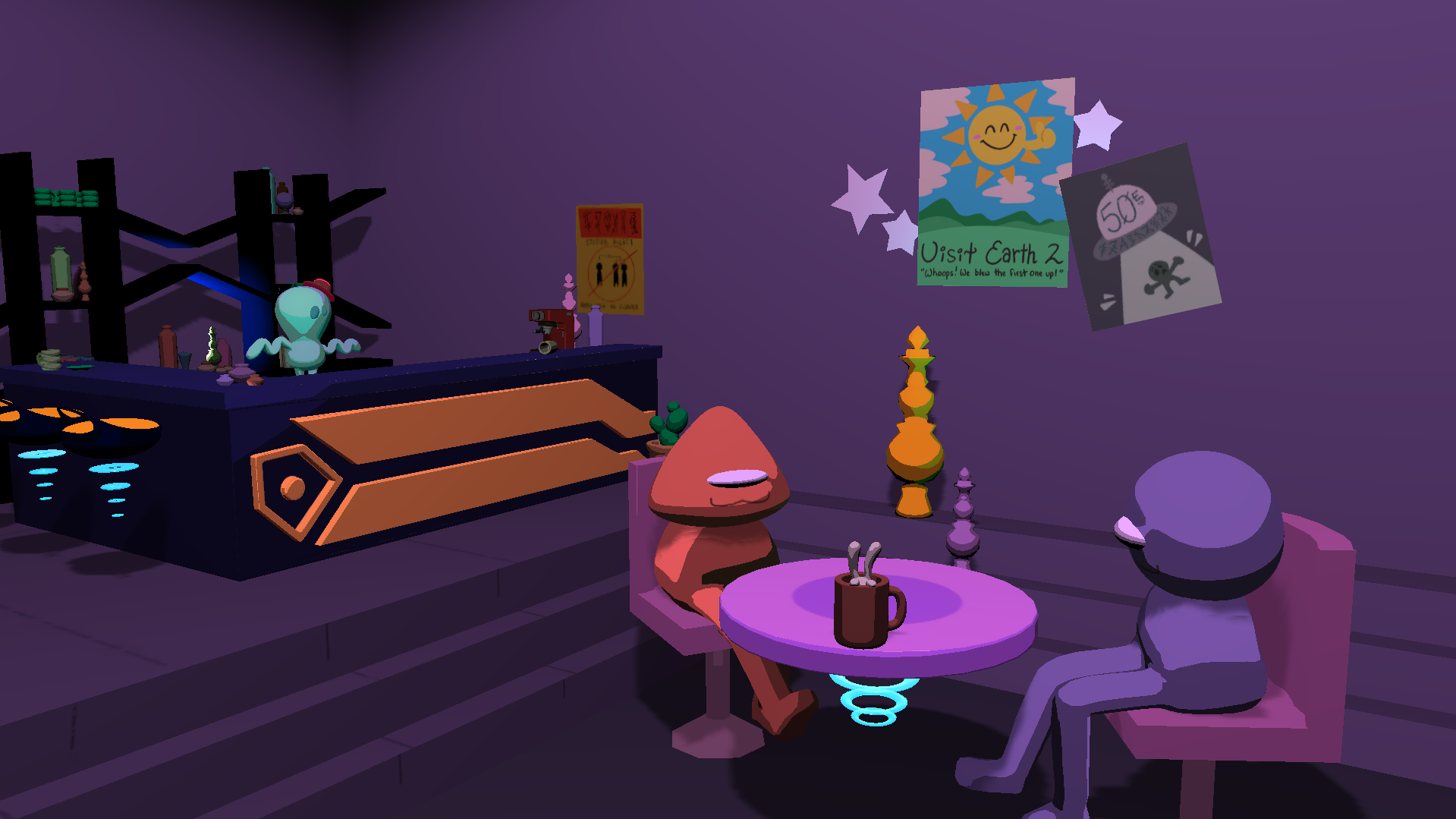 An image of my game Coffee Space.